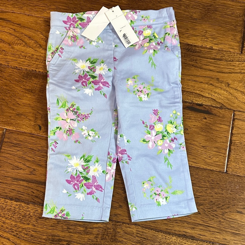 Janie and Jack Floral Pants